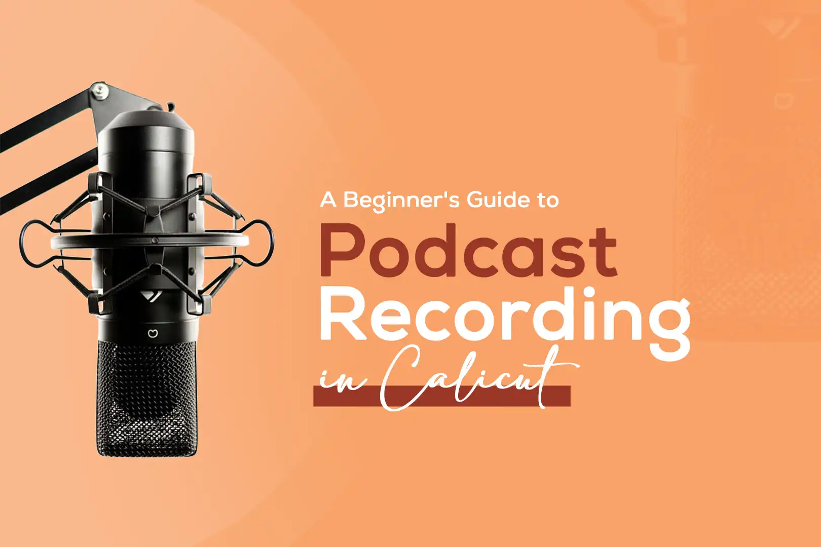 Premium podcast studio prepared for a business podcast